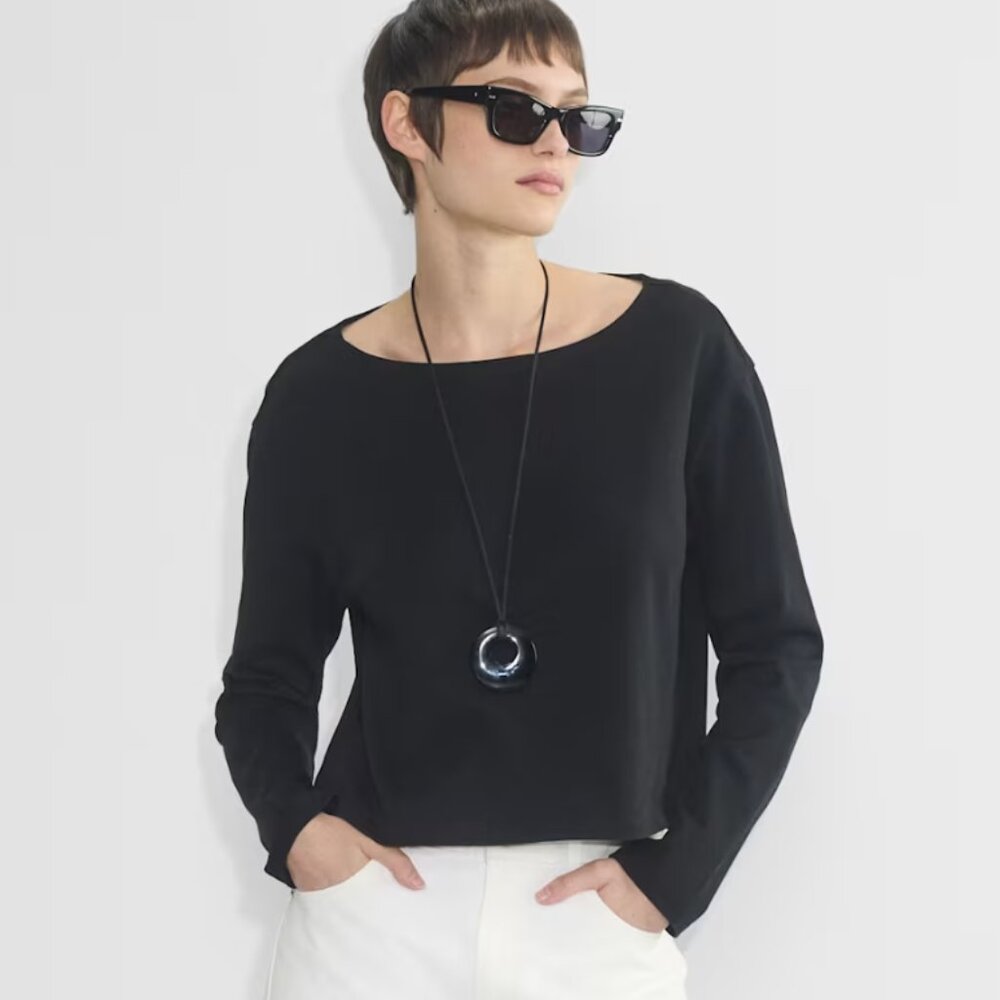 Aritzia Babaton InterLock Cotton Analog Longsleeve (S)